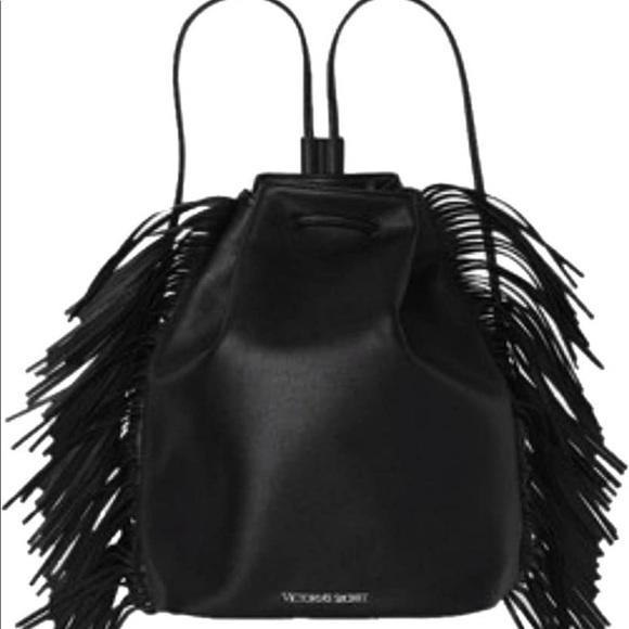NWT 🖤 Victoria’s Secret Fringe Backpack - Picture 1 of 6
